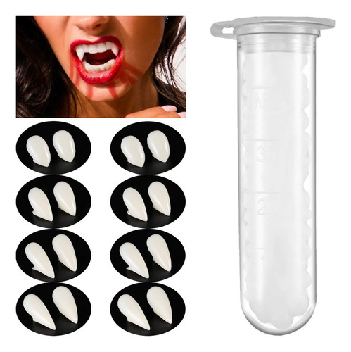 A 8 Pares Colmillos De Dientes De Vampiro Disfraces