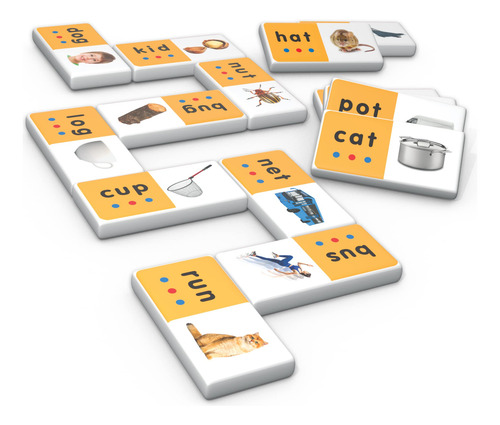 Juego Dominoes Junior Learning Cvc Match & Learn De 28 Pieza