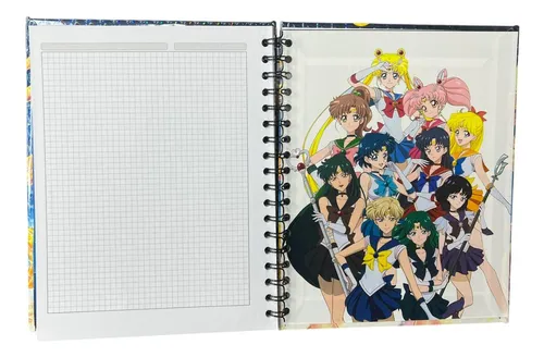 Cuadernos Argollados Una Materia Sailor Monn