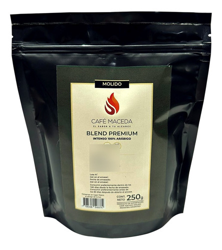 Café Maceda Blend Premium Molido 100% Puro X 250 Gr.