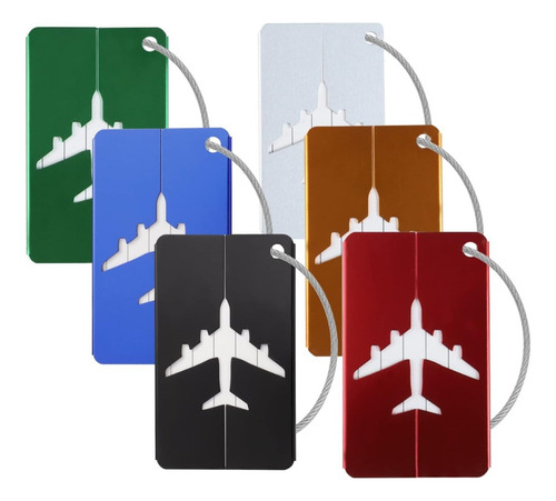 Identificadores De Valijas Pack X3 Colores Variados Seguros