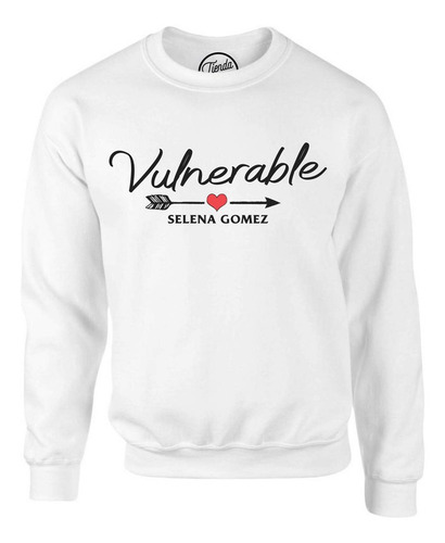 Imagen 1 de 1 de Sudadera Vulnerable Selena Gomez Rare Album