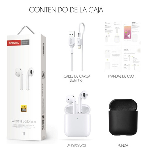 Audífonos Inalámbricos In-ear Bluetooth 5.1 Tranyoo T-i2