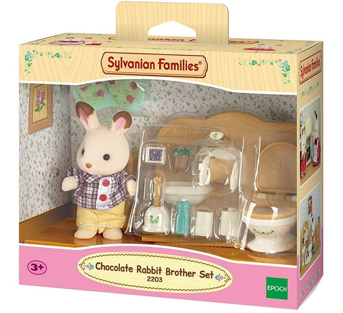 Sylvanian Hermano Conejo Con Baño Sylvanian Families