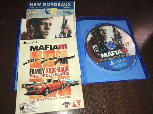 Ps 4 Mafia Iii (con Mapa Y Código Válido Hasta 2021 )