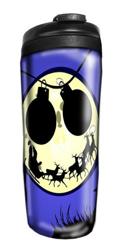 Imagem 2 de 4 de Kit Copo Térmico O Estranho Mundo De Jack Tim Burton Filme