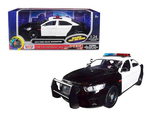 Ford Police Interceptor 2013 Patrulla Luz Y Sonido Motor Max