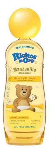 Shampoo Ricitos De Oro Manzanilla Hipoalergénico 800 Ml