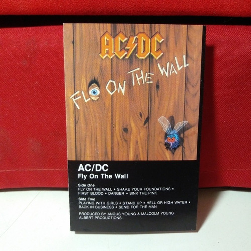 Ac/dc Acdc Fly On The Wall Casete Ed Alemana Impecable