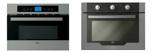 Conjunto Microondas De Embutir 34l E Forno Elétrico Cc