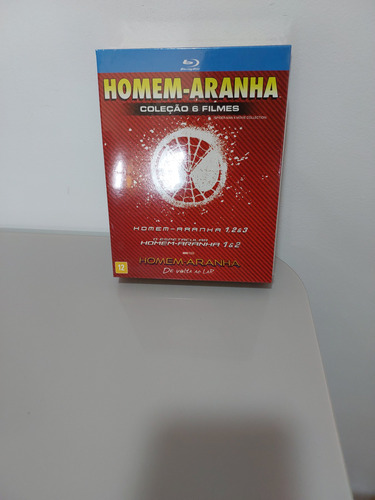 Blu-ray Box Coleção Homem Aranha 6 Filmes Nacional Dublados