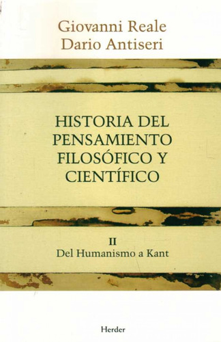 Libro Historia Del Pensamiento Filosófico Y Científico Ii