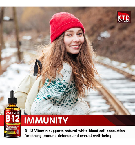 Vitamina B12 Metilcobalamina 5000 Mcg En Gotas