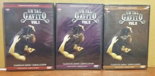 Pack De 3 Dvds - Clases De Tango - Un Tal Gavito Vol.1,2,3