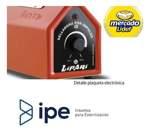 Selladora Lipari Cc400 40 Cm Con Corte Bolsa