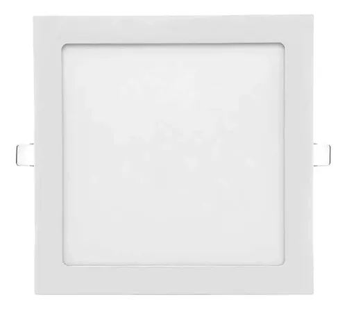 Plafon Panel Led Embutir 20w Cuadrado Luz Fria Calida Neutra