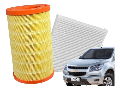 Filtro Ar E Ar Cabine S10 Trailblazer 2.5 2.8 2012 A 2021