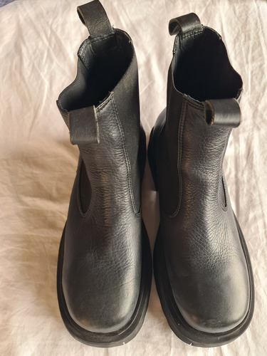 Botines Prune Cuero (Usado)