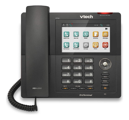 Vtech Vs861  Teléfono Escritorio Con Pantalla Tactil Sip 