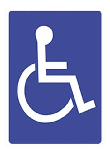 Placa Advertência Banheiro Para Cadeirantes Unidade