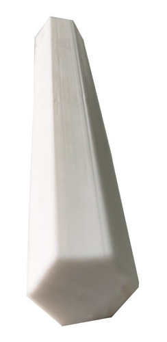 Imagen 1 de 2 de Perfil Hexágono Macizo Plástico Pvc