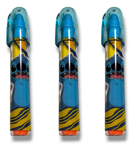 3 Gomas Push Forma De Stitch Diferentes Diseños Con Aroma