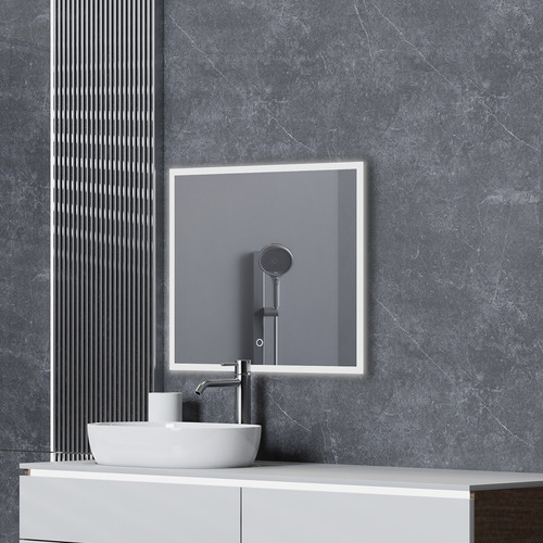 Espejo Rectangular Horizontal Led Touch Gloa Marco Pulido