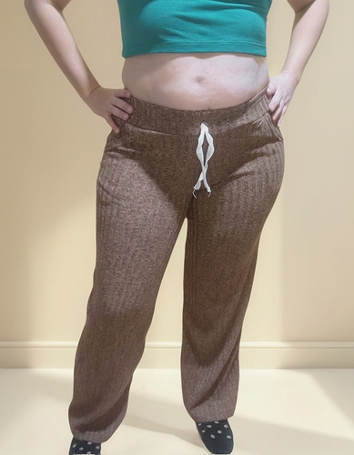 Pantalòn Palazzo De Lanilla Morley Con Bolsillos
