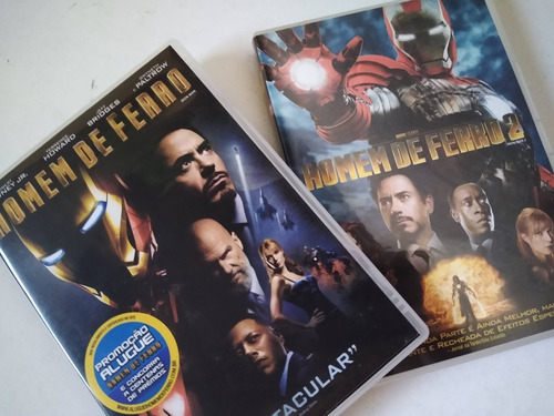 Dvd Homem De Ferro 1 E 2 - Marvel (Usado)