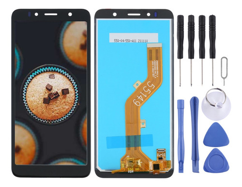 Tela Tft Lcd Para Itel A36 Com Digitalizador Montagem