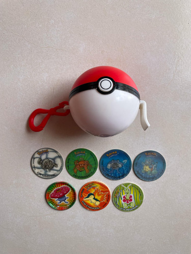 Porta Tazos Pokebola Pokemon Nintendo (Usado)