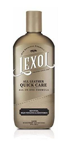 Lexol All Leather Care Fórmula Todo En Uno De Acción Rápida,
