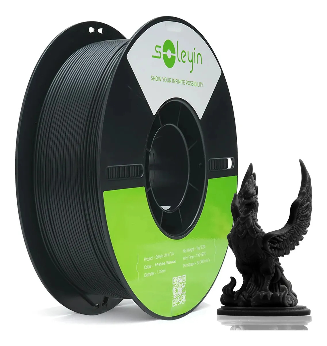 PLA Creality 1kg Preto