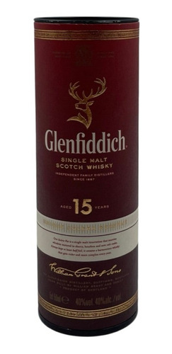 10x Miniatura 50cc Whisky Glenfiddich 15-18 Años Single Malt