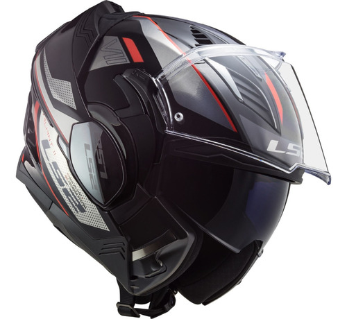 Casco Abatible Modular Ls2 Ff900 Valiant 2 180º Hub Ng Cromo