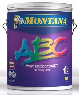 Imagen 1 de 1 de Pintura Clase C Montana Abc Galon 1/1 Blanco