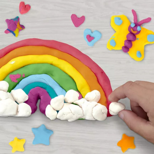 Play-doh 4 Pz Color Al Azar 112 Gr C/u Hasbro Plastilina!!!!