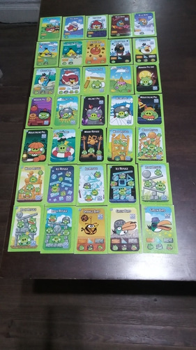 Lote 122 Cartas Angry Birds Originales