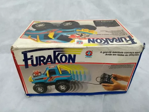 Brinquedo Antigo Carro Controle Remoto Furakon Da Estrela