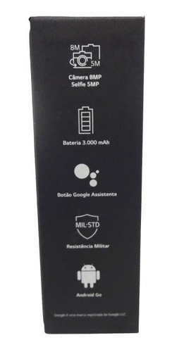 Celular Smartphone K8+ Plus LG Lmx120bmw 16gb Quad Core Azul