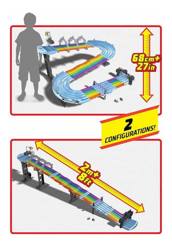 Hot Wheels - Pista Senda Arcoíris Para Mario Kart, Mattel