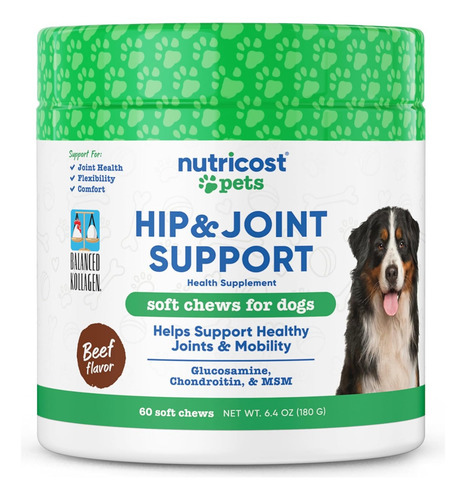 Nutricosthip & Joint Support Articulaciones Perros 60 Chews