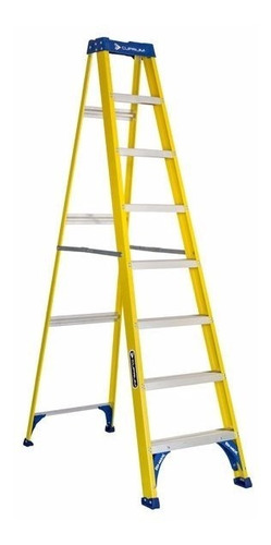 Imagen 1 de 1 de Escalera Tipo Tijera De 8pies Fibra Vidrio 2.40metros Inco