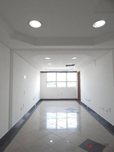 Imagem 2 de 18 de Sala, 110 M² - Venda Por R$ 402.000,00 Ou Aluguel Por R$ 2.000,00/mês - Centro - São Bernardo Do Campo/sp - Sa0553