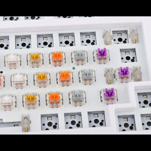2 Interruptores De Teclado Mecânico De 3 Pinos Rgb Led Smd