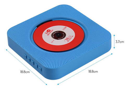 Imagen 5 de 6 de Reproductor De Cd Portátil Montado En La Pared Amplificador