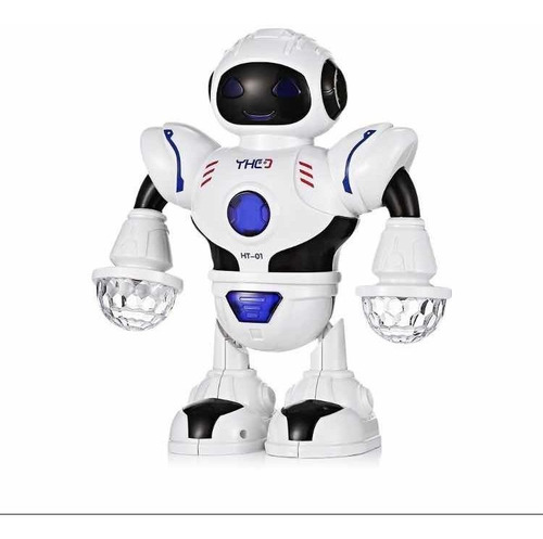 Imagem 9 de 9 de Robô Musical Smart Space Dançe Luz Led Ht-01 Pronta Entrega