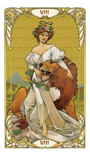 Tarot Golden Art Nouveau Cartas Baralho Esotérico - Original