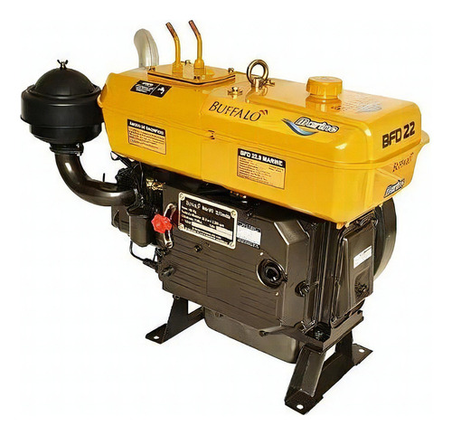 Motor A Diesel Buffalo Bfd 22cv Marine Partida Manual
