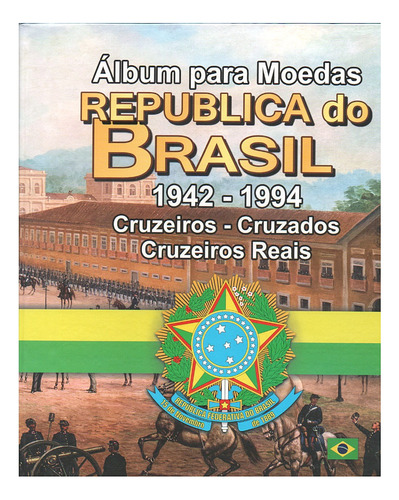  Álbum Vacio De Brasil P/ Monedas, Años 1942/1994 Estado Unc
